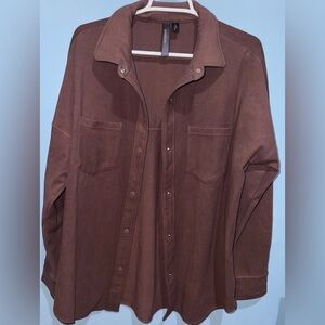 Mondetta Women's Purple Button Down Shirt